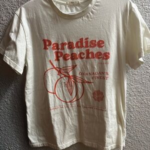 Jackson Rowe Cream Paradise Peaches tee